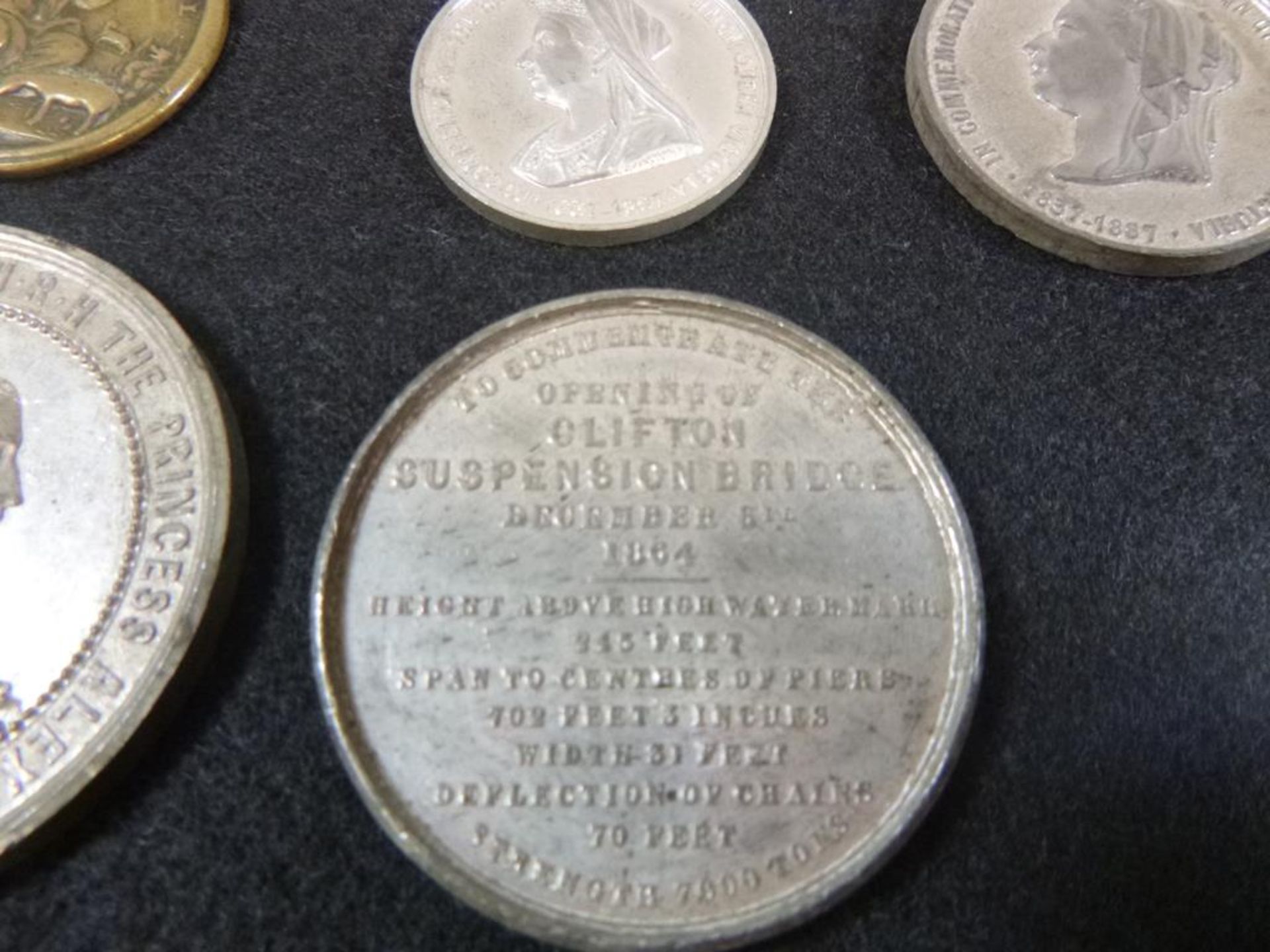 An interesting collection of 19th Century Commemorative Medals including The Opening of Clifton - Image 2 of 8