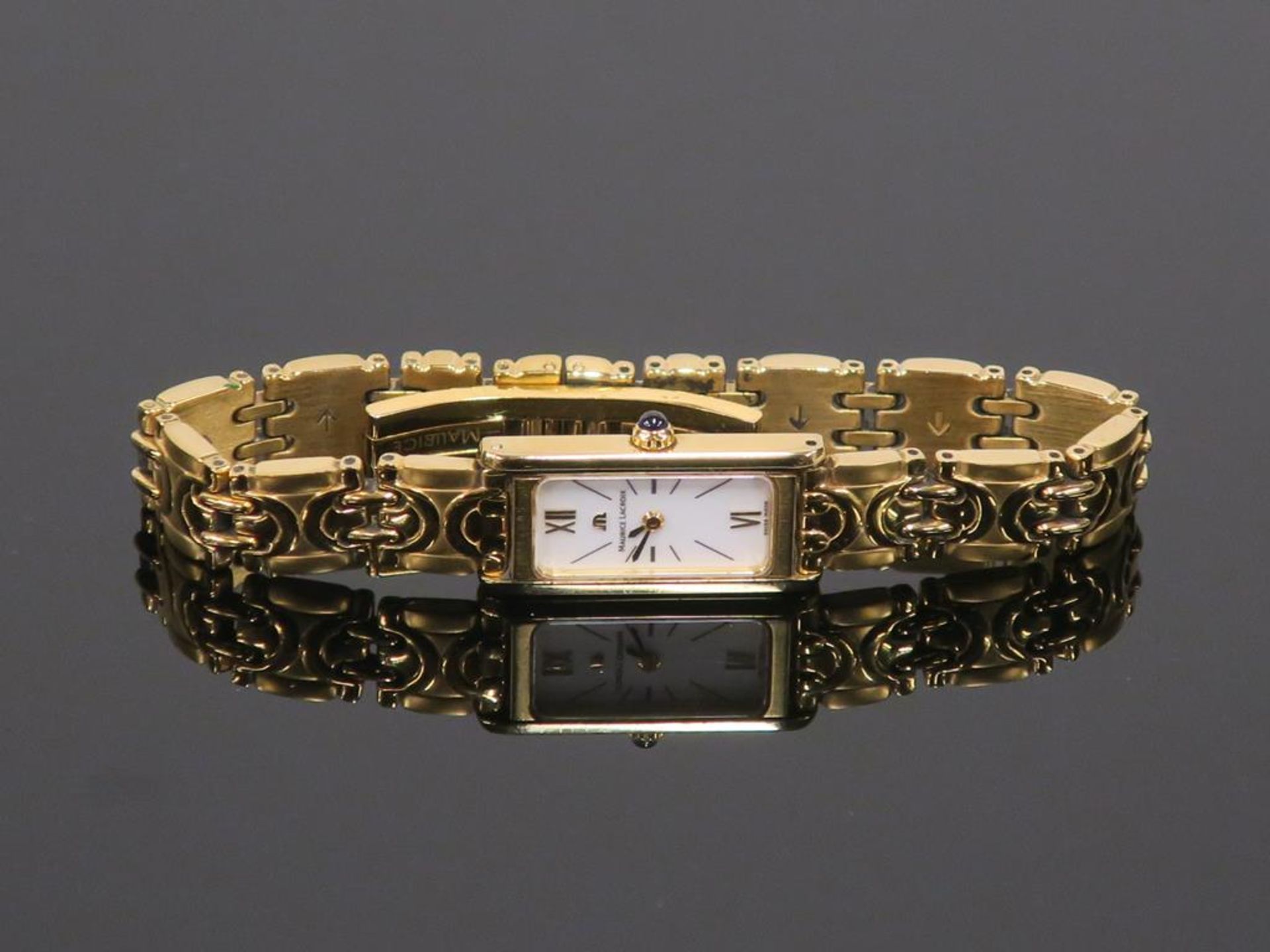 A boxed Maurice Lacroix Swiss made Gold Plated Ladies Watch (est £80-£100) - Image 2 of 4