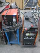 * Kempo Weld 4200 Welder and Rival RX Remote Mig Wire Reed Unit 3PH. Please Note there is a £5