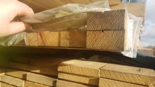 * 32mm x 63mm (30mm x 59mm) planed square edged. 19 pieces at 2085mm. MX0590 Please note this lot is