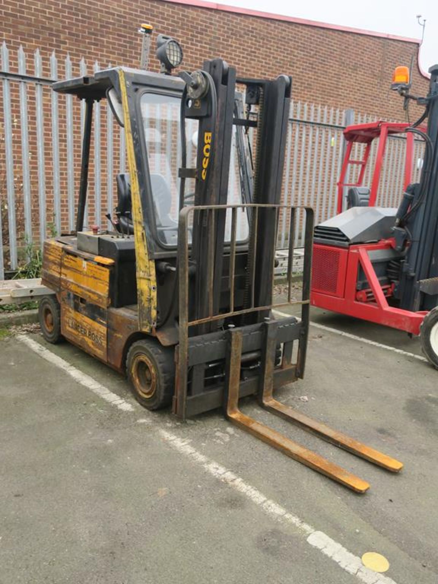 * Lancer Boss KE 16/300 Electric Forklift with duplex mast and side shift, Chloride Spiegel - Image 2 of 10