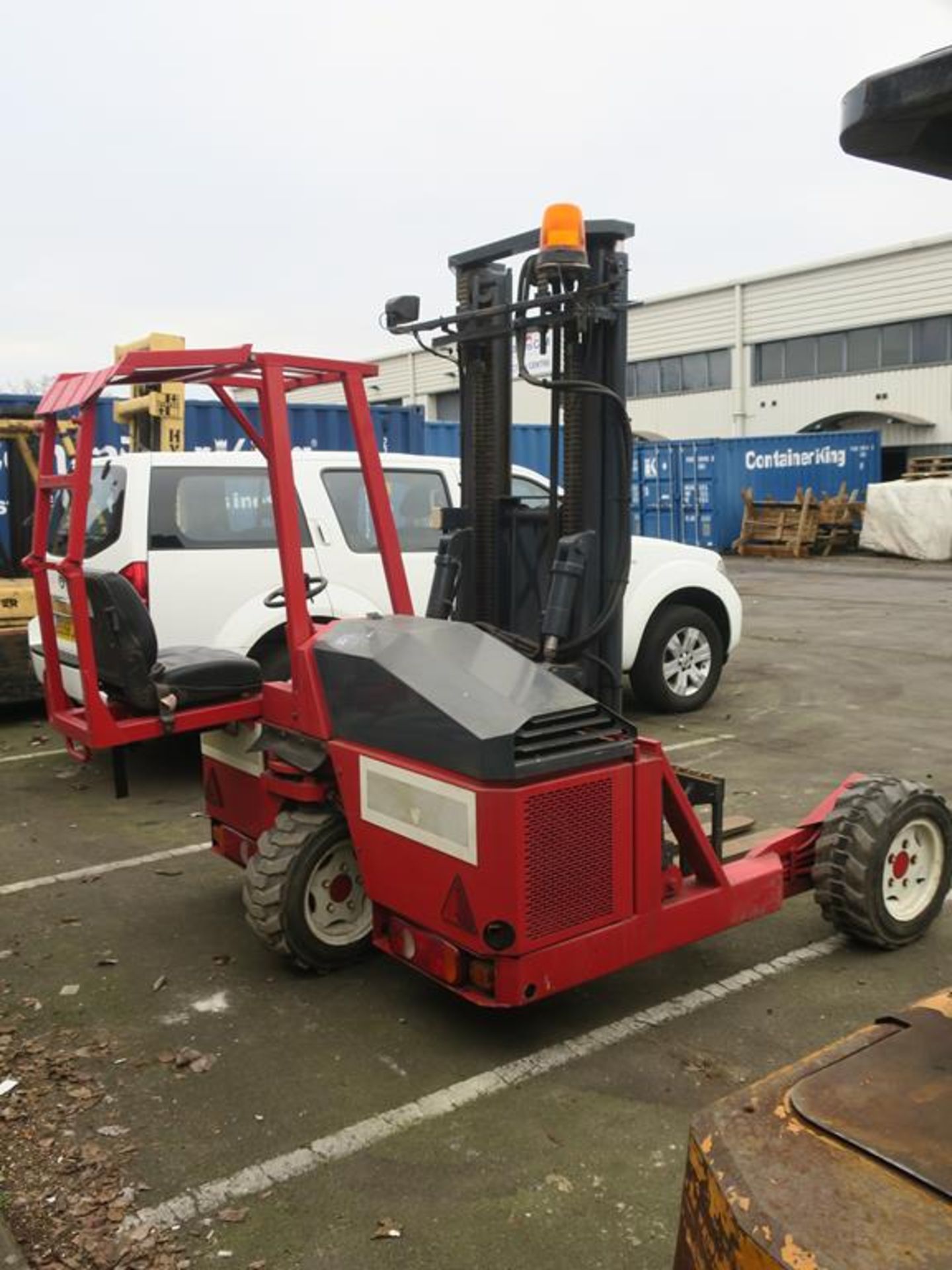 * Moffett Type Diesel Forklift with duplex mast and side shift. Please note Buyer to Remove. - Image 3 of 5