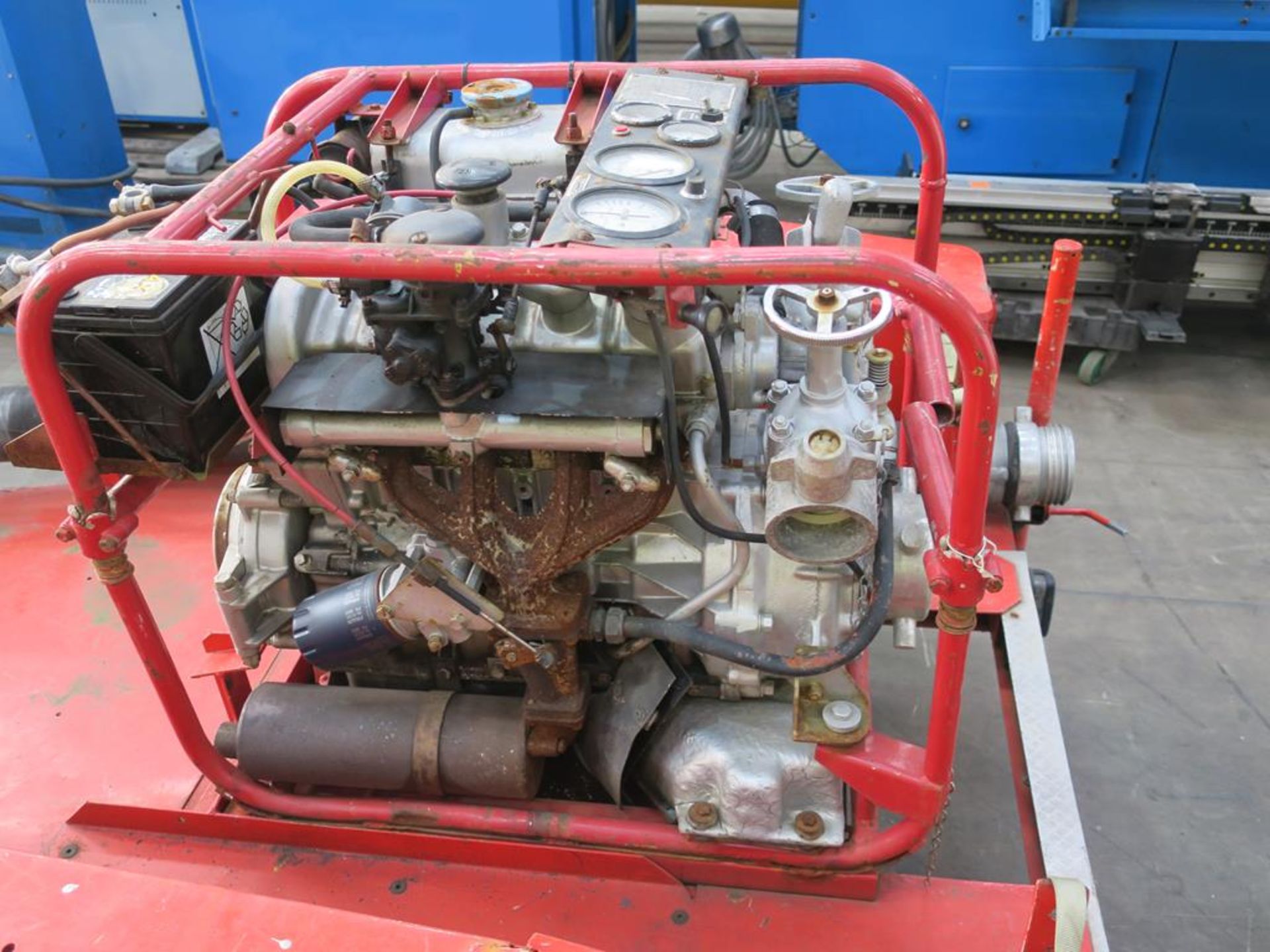 Godiva Trailer Fire Pump, 1ltr Hillman Imp Engine, Pumps 275 Gallon per minute, Max 10bar - Image 3 of 9