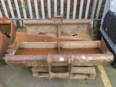 * 2 x Digger Buckets 58'' (spares or repairs) Please Note there is a £5 plus VAT Lift Out Fee on