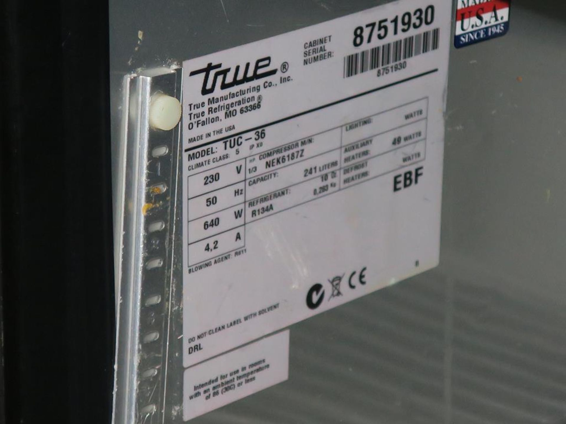 * True Model TUC 36 Under Counter Fridge - Image 4 of 4