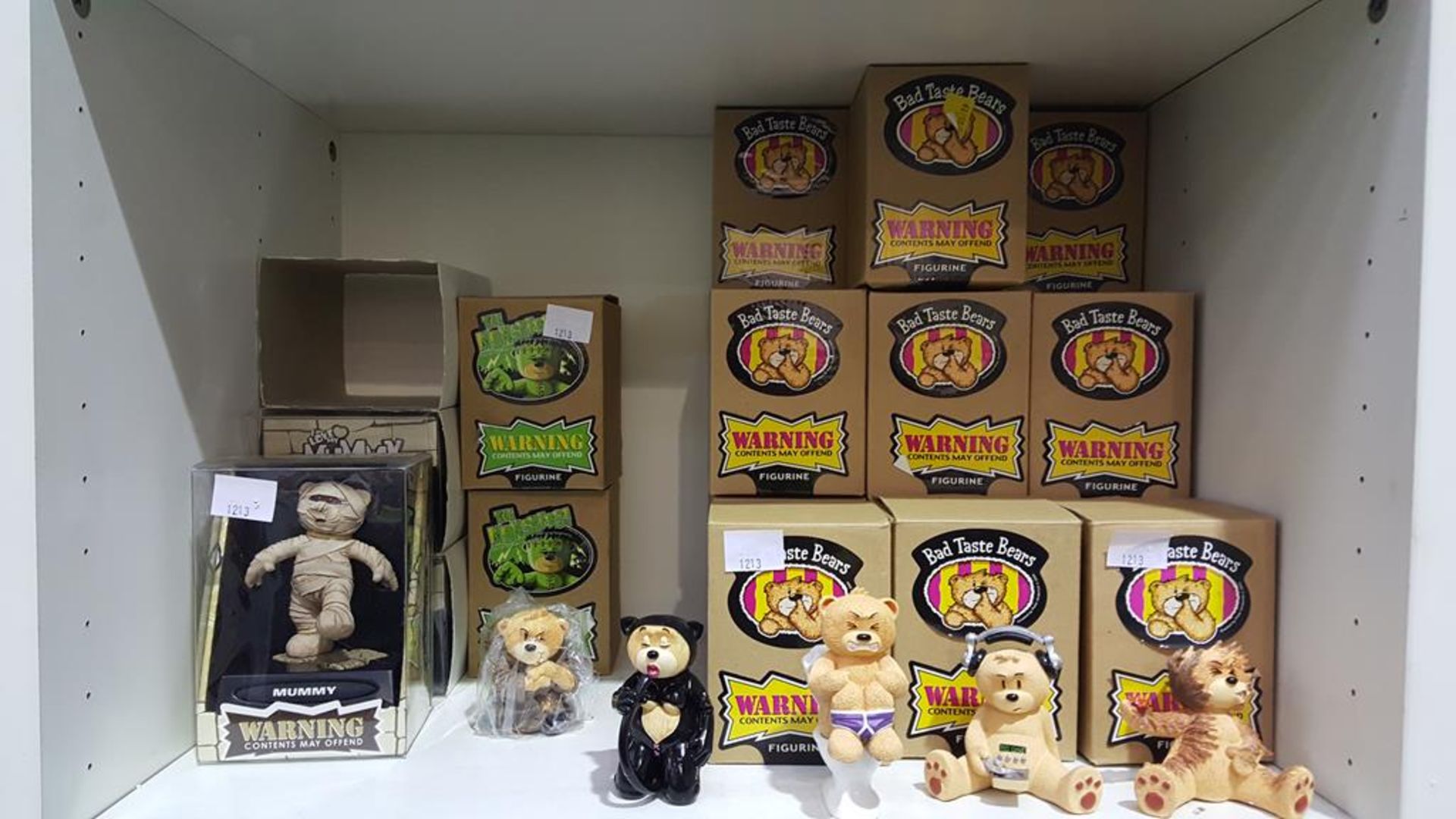 A selection of 'Bad Taste Bears' including 'Louie' 'DJ', 'Guy' etc (all boxed) (est £25-£40)