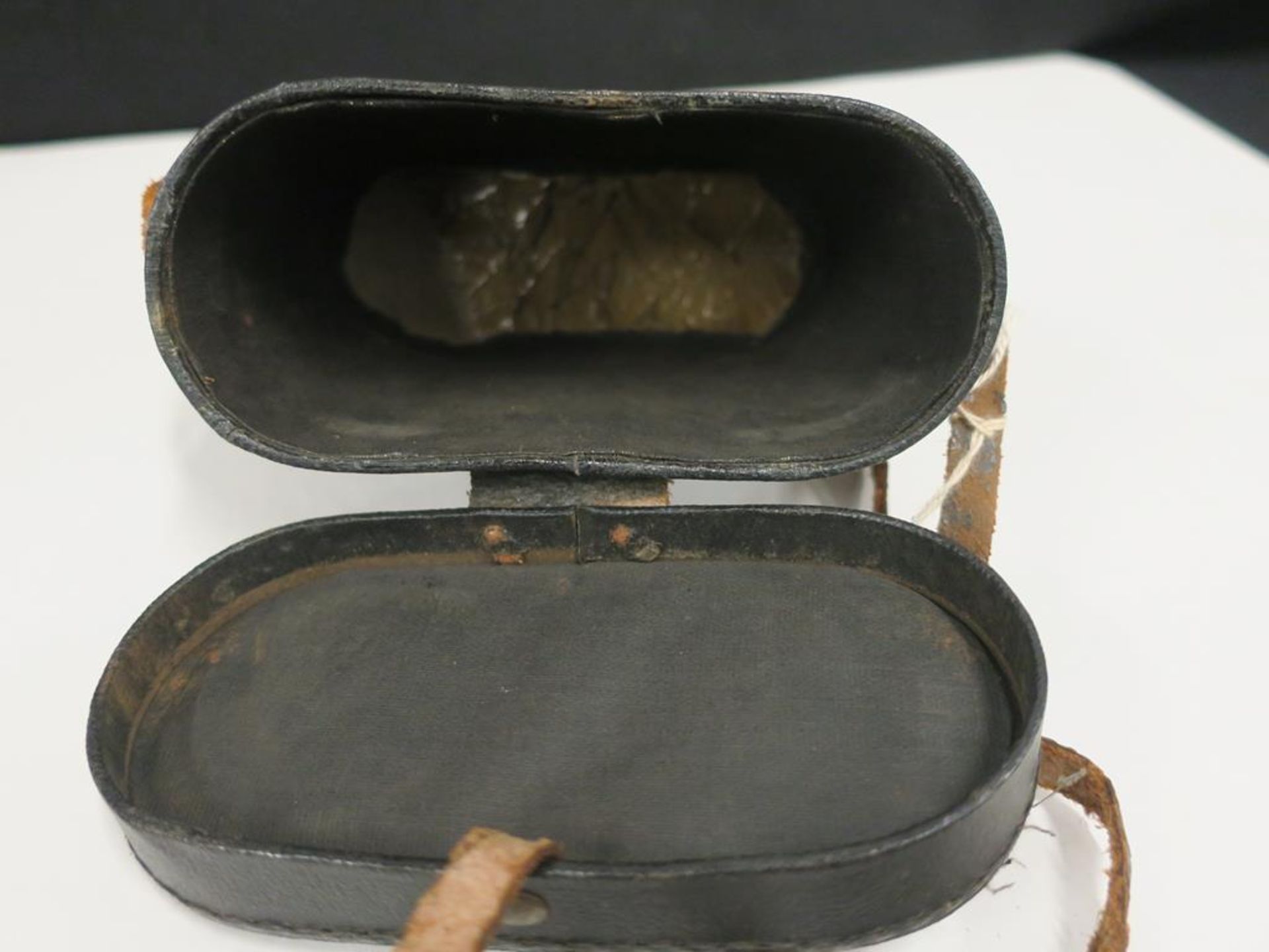 * A Cased pair of Brass Opera Glasses, a Binocular Case, A Purse Mirror and Three Pairs of Ebony - Image 9 of 9