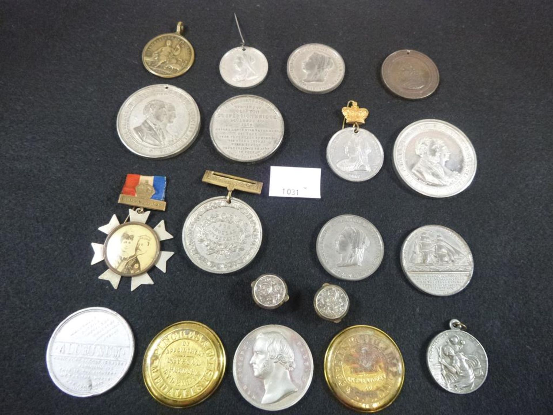 An interesting collection of 19th Century Commemorative Medals including The Opening of Clifton