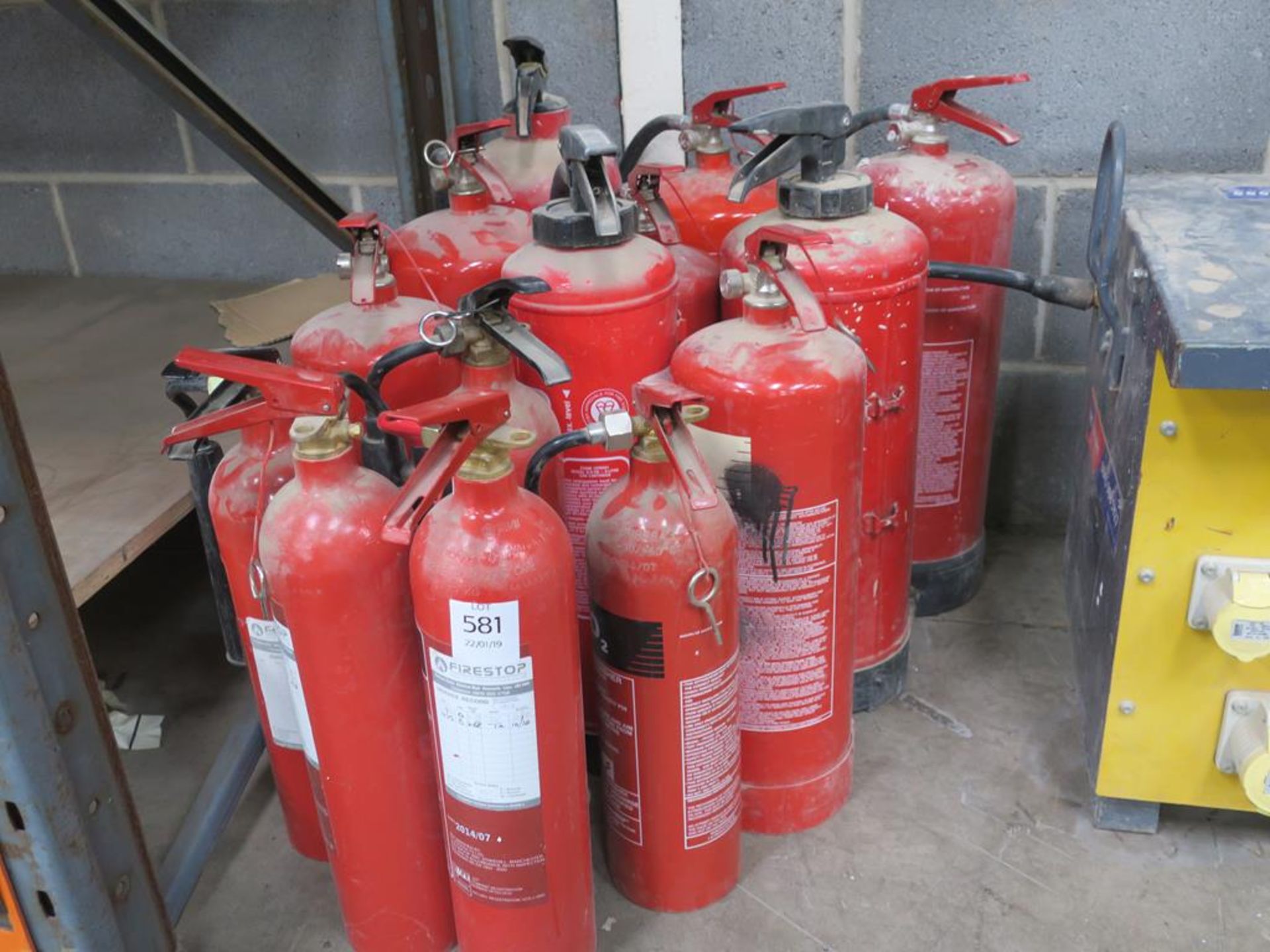 14 x Fire Extinguishers (some empty) - Image 2 of 2