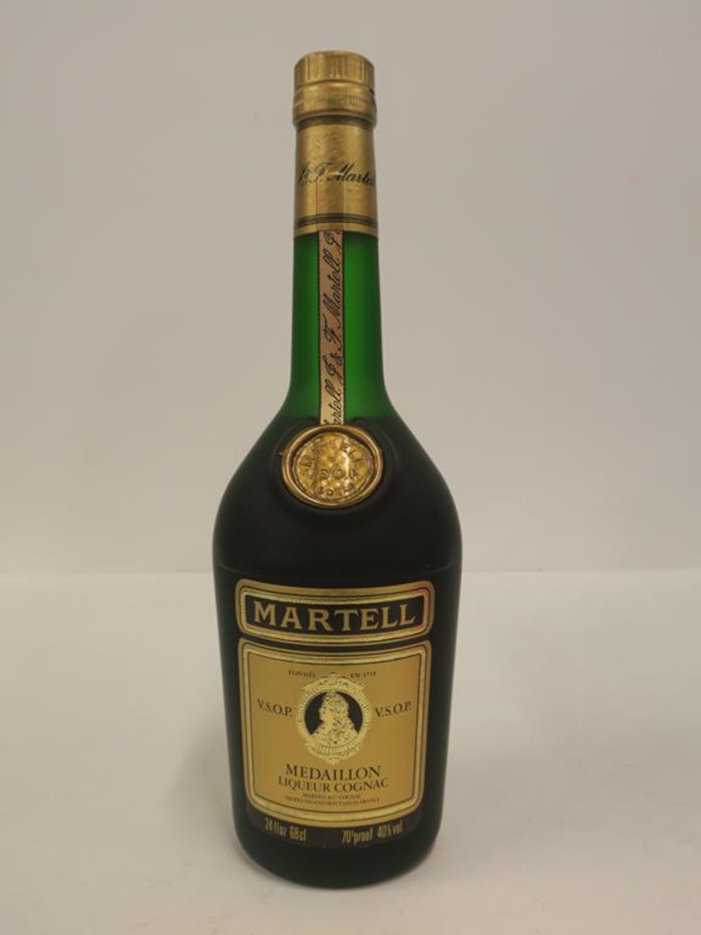 A 68cl Bottle of Martell VSOP Medaillon Liqueur Cognac 40% Vol, 70° Proof with original box. - Image 3 of 6