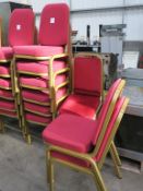 11 x Red Upholstery Chairs