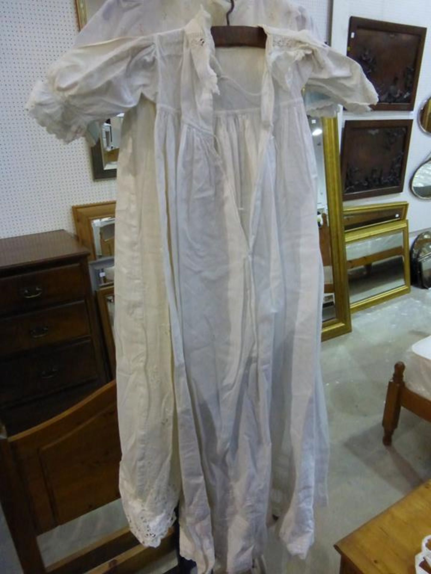 Three Vintage Christening Gowns (est £20-£30)
