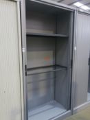 * 2 x Tambour Fronted Filing Cabinets. Please Note there is a £5 plus VAT Lift Out Fee on this lot