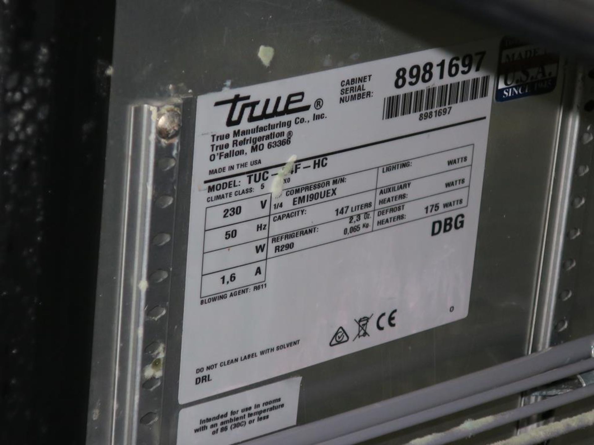 * True Model TUC24C Under Counter Freezer - Image 4 of 4