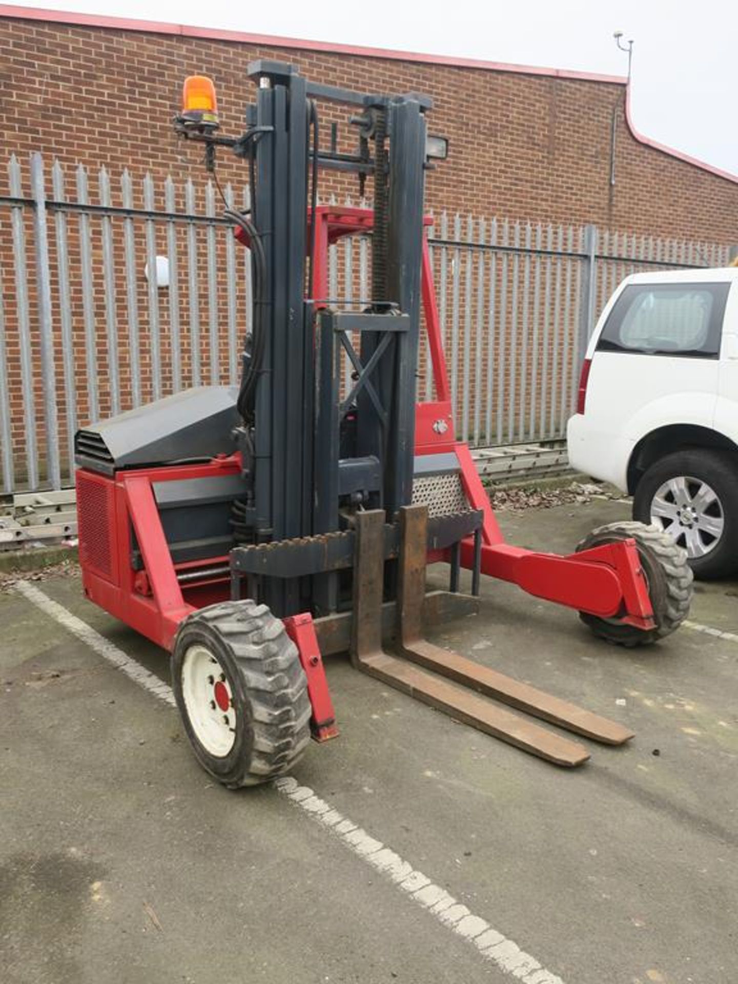 * Moffett Type Diesel Forklift with duplex mast and side shift. Please note Buyer to Remove. - Image 2 of 5