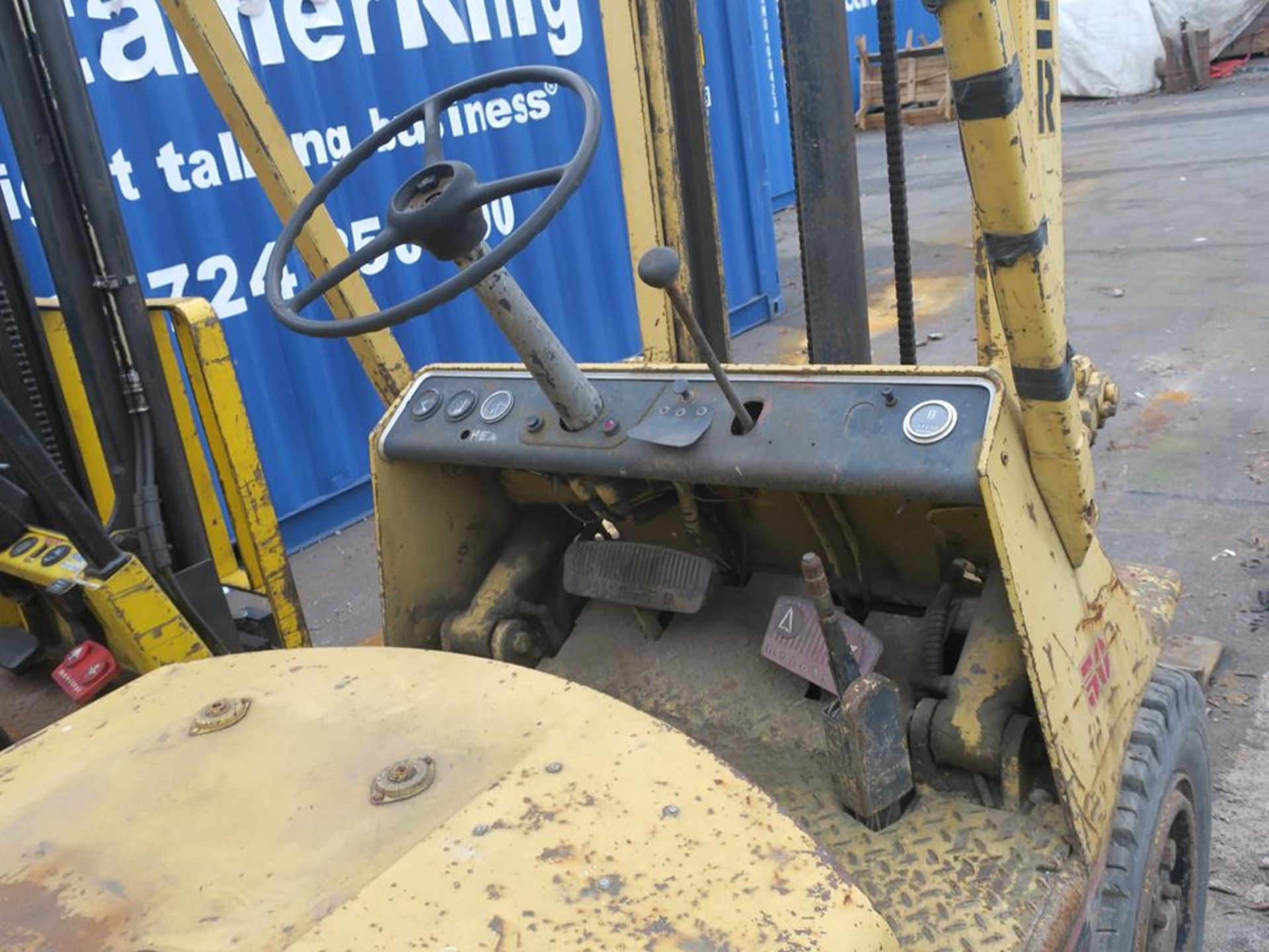 * Hyster 5.0 Diesel Forklift with duplex mast. Please note Buyer to Remove. - Image 4 of 6