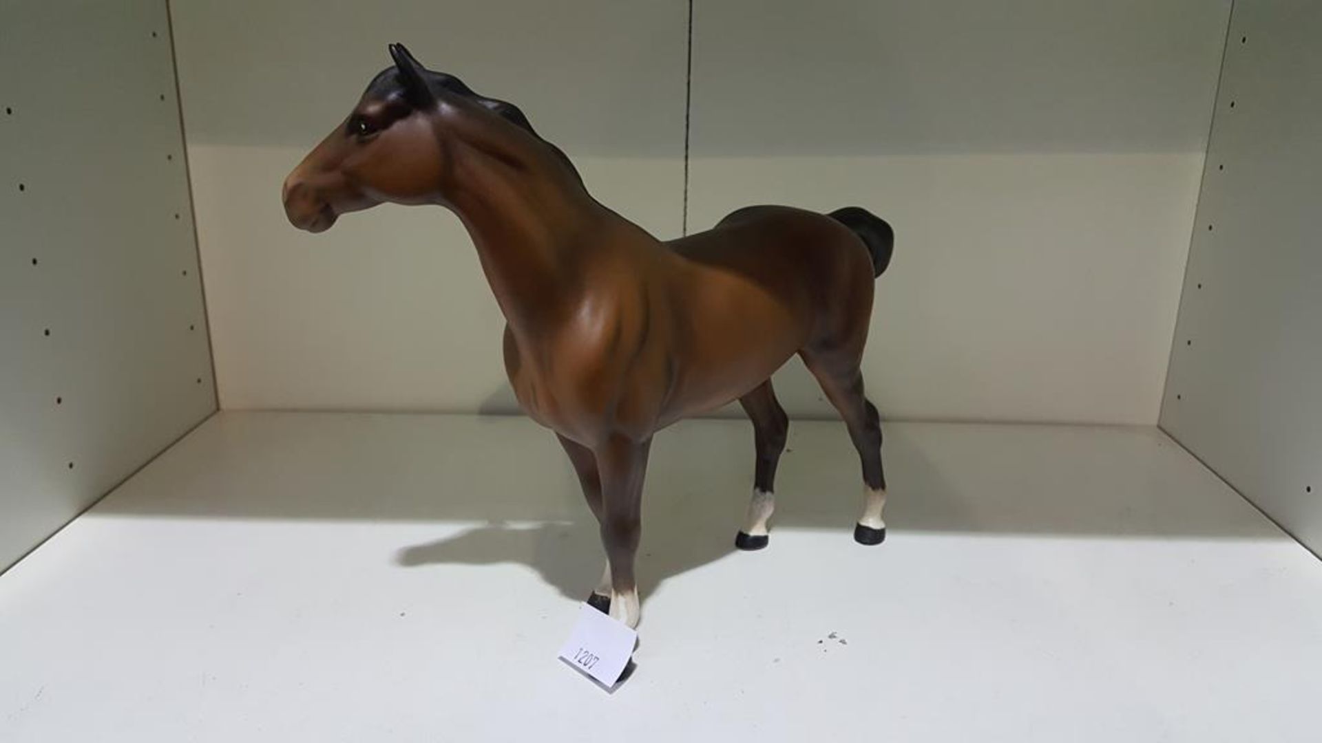 A Brown Beswick Horse with Matte Finish (est £20-£40)