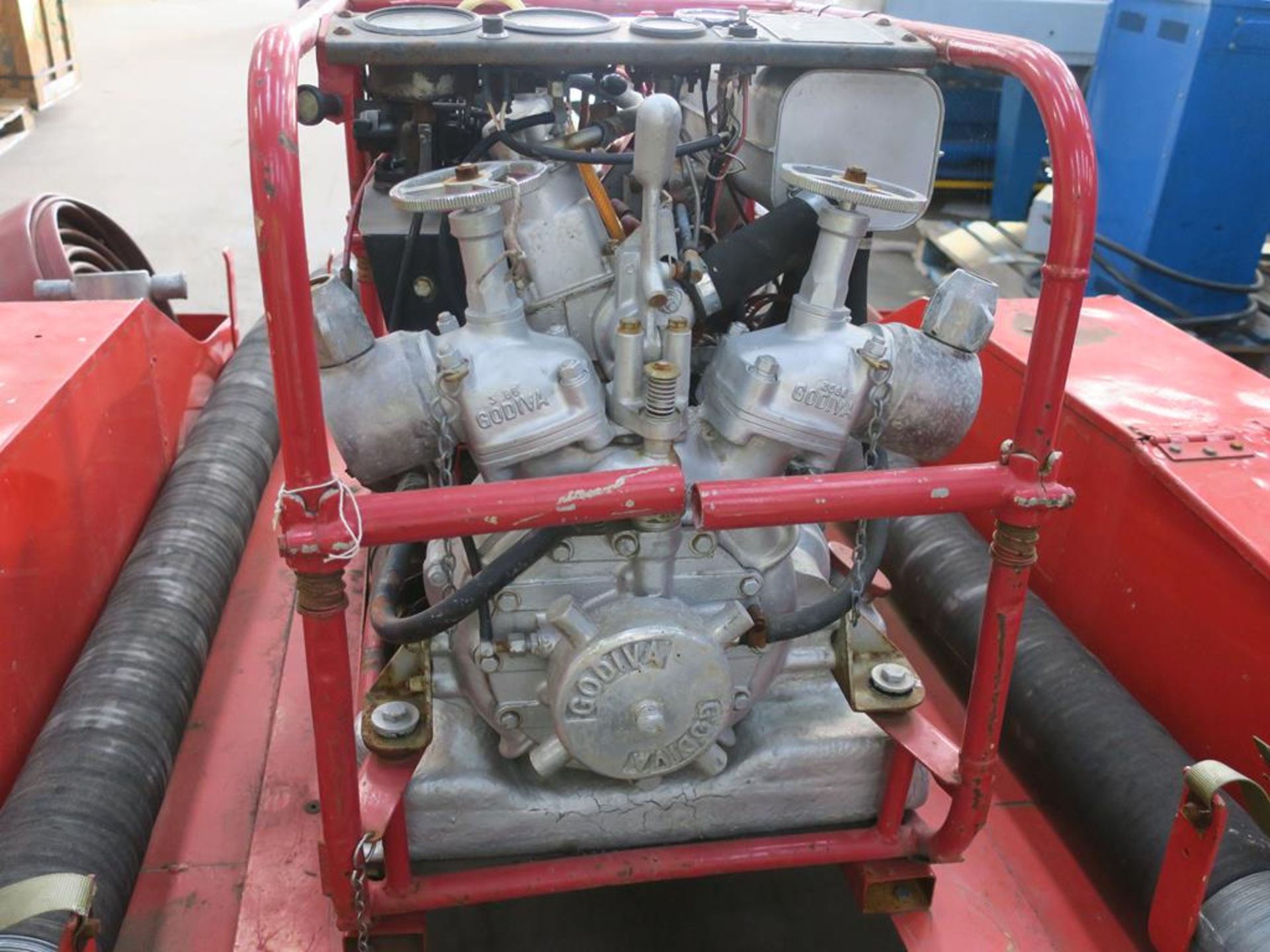 Godiva Trailer Fire Pump, 1ltr Hillman Imp Engine, Pumps 275 Gallon per minute, Max 10bar - Image 4 of 9