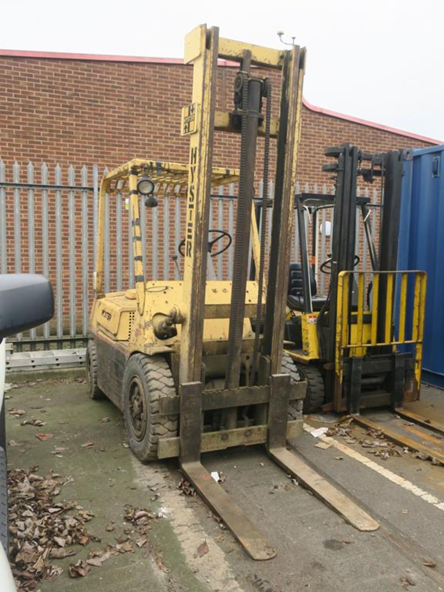 * Hyster 5.0 Diesel Forklift with duplex mast. Please note Buyer to Remove. - Image 2 of 6