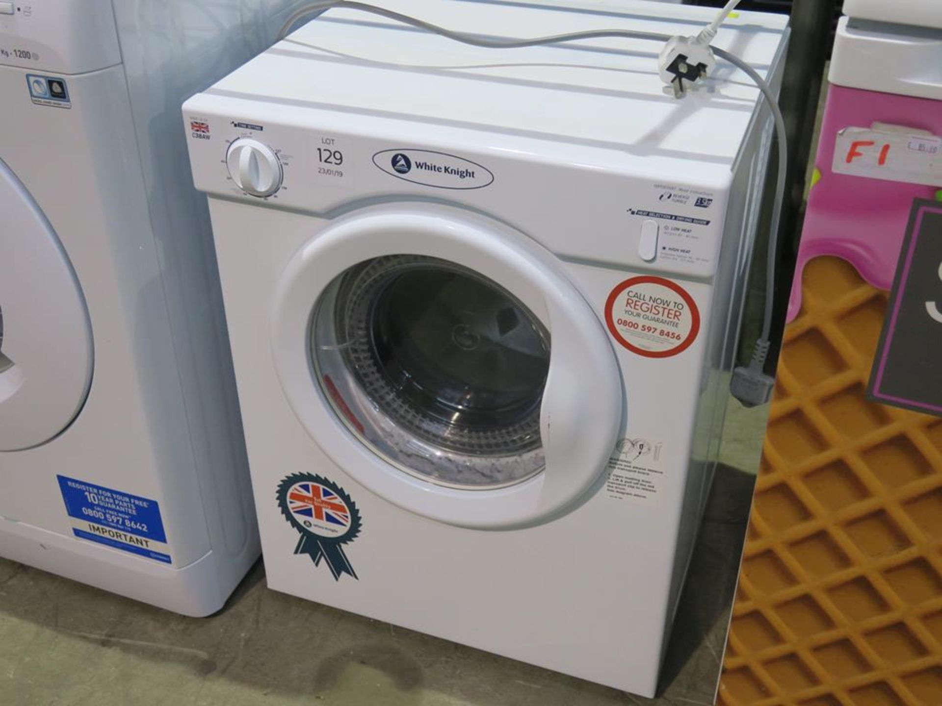 White Knight C38AW Tumble Dryer