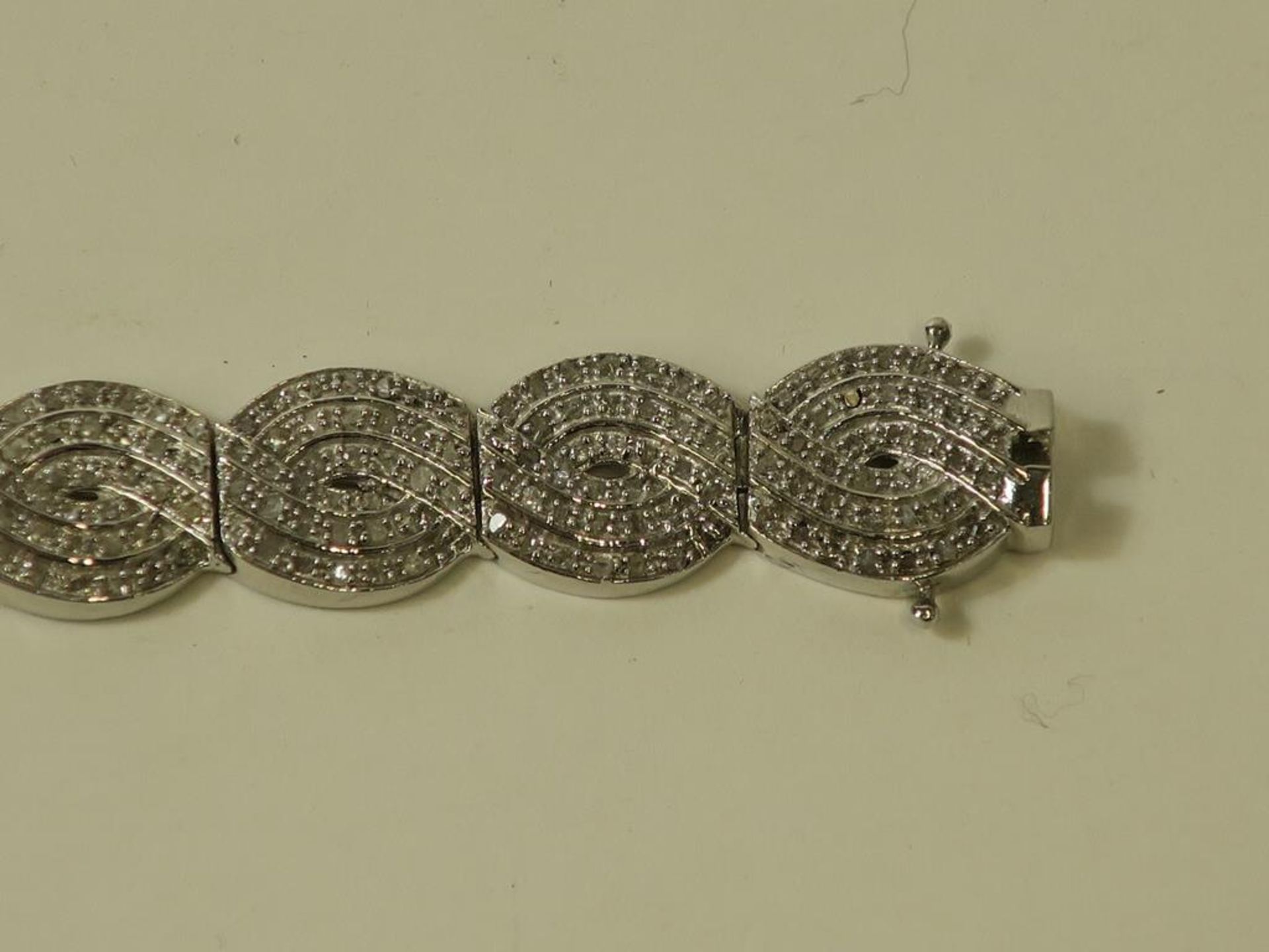 A Multi Diamond Encrusted Bracelet (approx 460 diamonds - approx 4.5 carats total) (est £200-£400) - Image 3 of 5