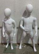 * Two Small Childs Mannequins