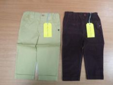 A quantity of Winter Cord Trousers by 'Where's That Bear', sizes 1-2rs - 4-5yrs, plus a quantity