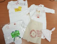 Qty of Children's T-shirts by 'From Babies with Love' in organic cotton with 4 different designs,