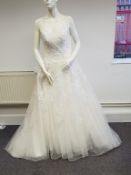 * Eternity Bride D5309 Size 10-12, Ivory (RRP £1100)