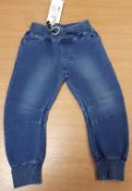 Qty of blue Denim Leggings, sizes 1yr - 9-10yrs, over 10 garments, approx RRP £300