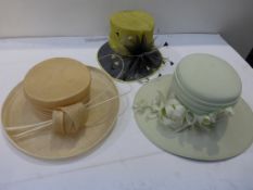 * A Selection of Ladies Formal Hats to Include ''Cappello Condici'', ''Simon Ellis'', ''Peter