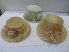 * A Selection of Ladies Formal Hats to include ''Coppeli Condici'', ''Tricia'' and ''Personal