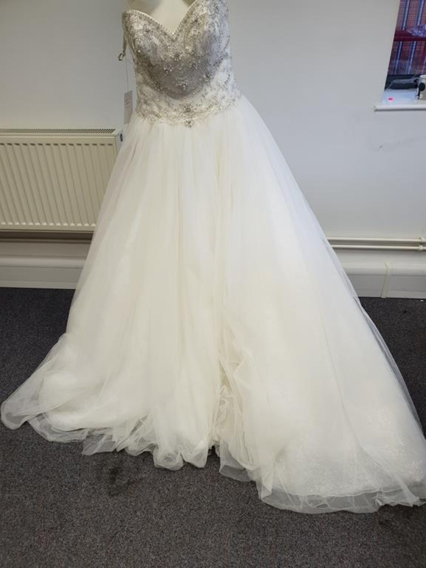 * Sophia Tolli Y21663 Size 12-14, Ivory (RRP £1750)