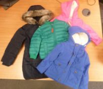 8 x Winter Coats in various colours, sizes 0-3mths - 5yrs, approx RRP £400
