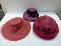 * A selection of Ladies Formal Hats to include ''Cappello Condici'', ''Decisions'' and ''A Hat