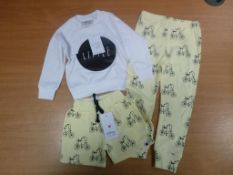 A quantity of yellow childrens Shorts by 'Tobias and the Bear', sizes 3-6mths - 4-5yrs, RRP £132,