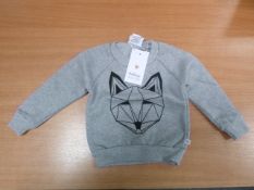 Sweatshirts in grey/black by 'Tobias and the Bear', sizes 0-6mths - 4-5yrs, over 10 garments, approx