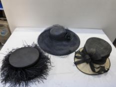 * A Selection of Ladies Formal Hats to include ''Cappelli Condici'', ''Medici'' and ''Decisions'' (