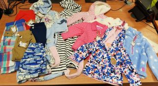 Qty of Children's Clothing including Jackets, Dressing Gowns and Shorts, sizes 9-12mths - 9-10yrs,