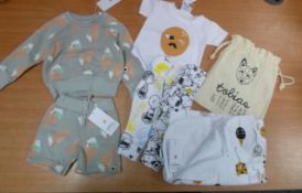 A quantity of Children's Clothing by 'Tobias and the Bear', Peanuts Character Leggings - 0-3mths -