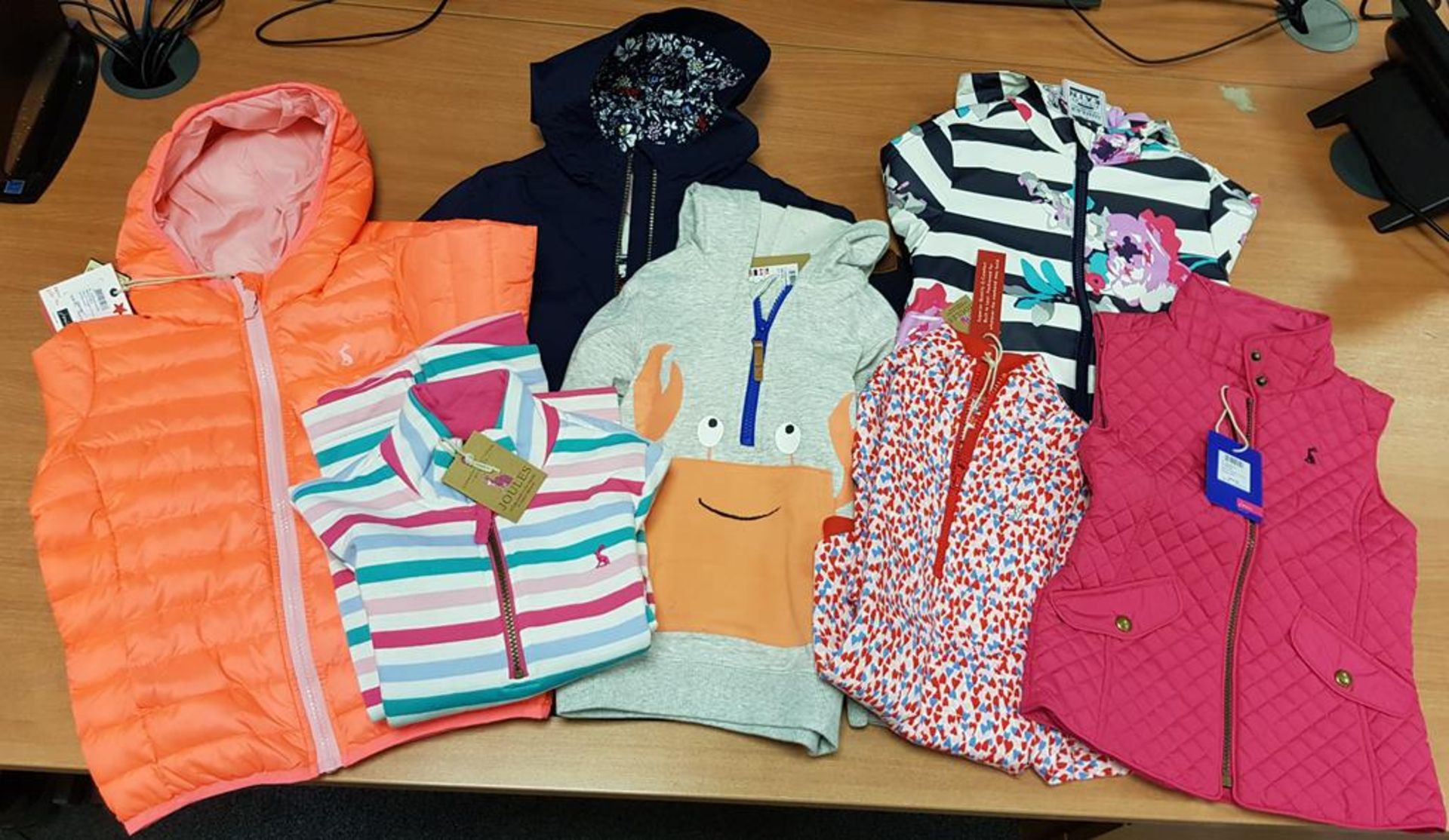 Qty of Children's Coats and Sweaters, sizes 5yrs - 9-10yrs, approx 10 garments, approx RRP £360