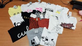 Qty of Children's Clothing, Tobias & The Bear, Super Lenny T-shirts, sizes 0-6mths - 4-5yrs,