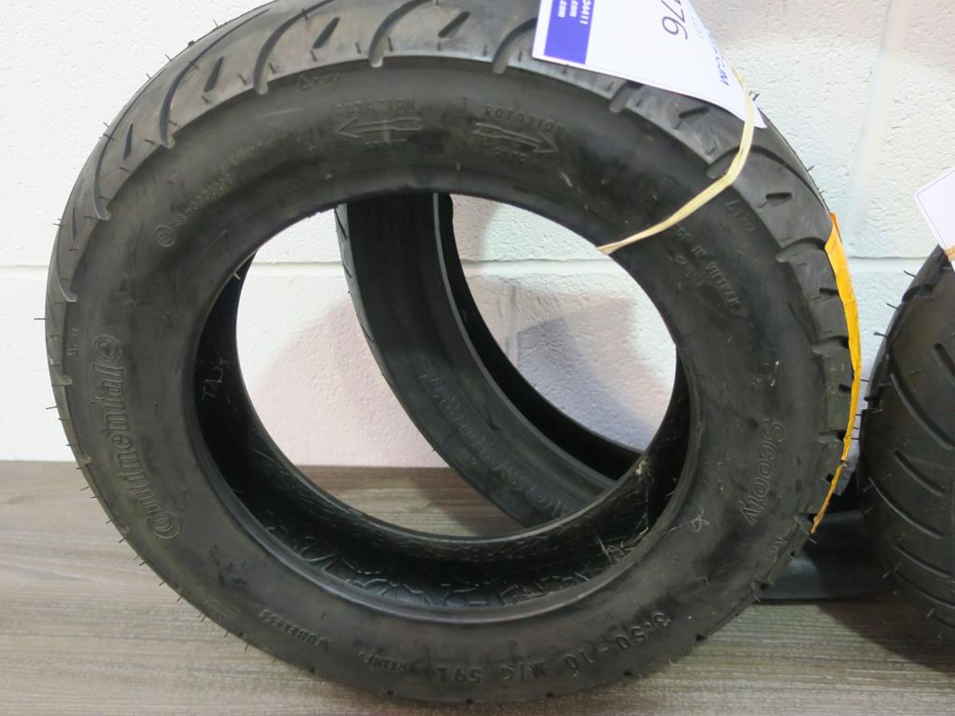 * A MAG Sport CST 100/80-17 Motorcycle 52H Tyre together with a Continental Scooty 3.50-10 - Image 4 of 7