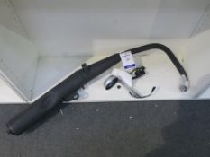 * A 125cc Motorcycle Exhaust System (TD125-10c) together with an Exhaust Guard Tail