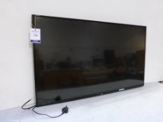 * JVC 55'' Full HD LED Backlit LCD TV model number: LT-55C550 Serial number: 1608009478 (RRP £429)