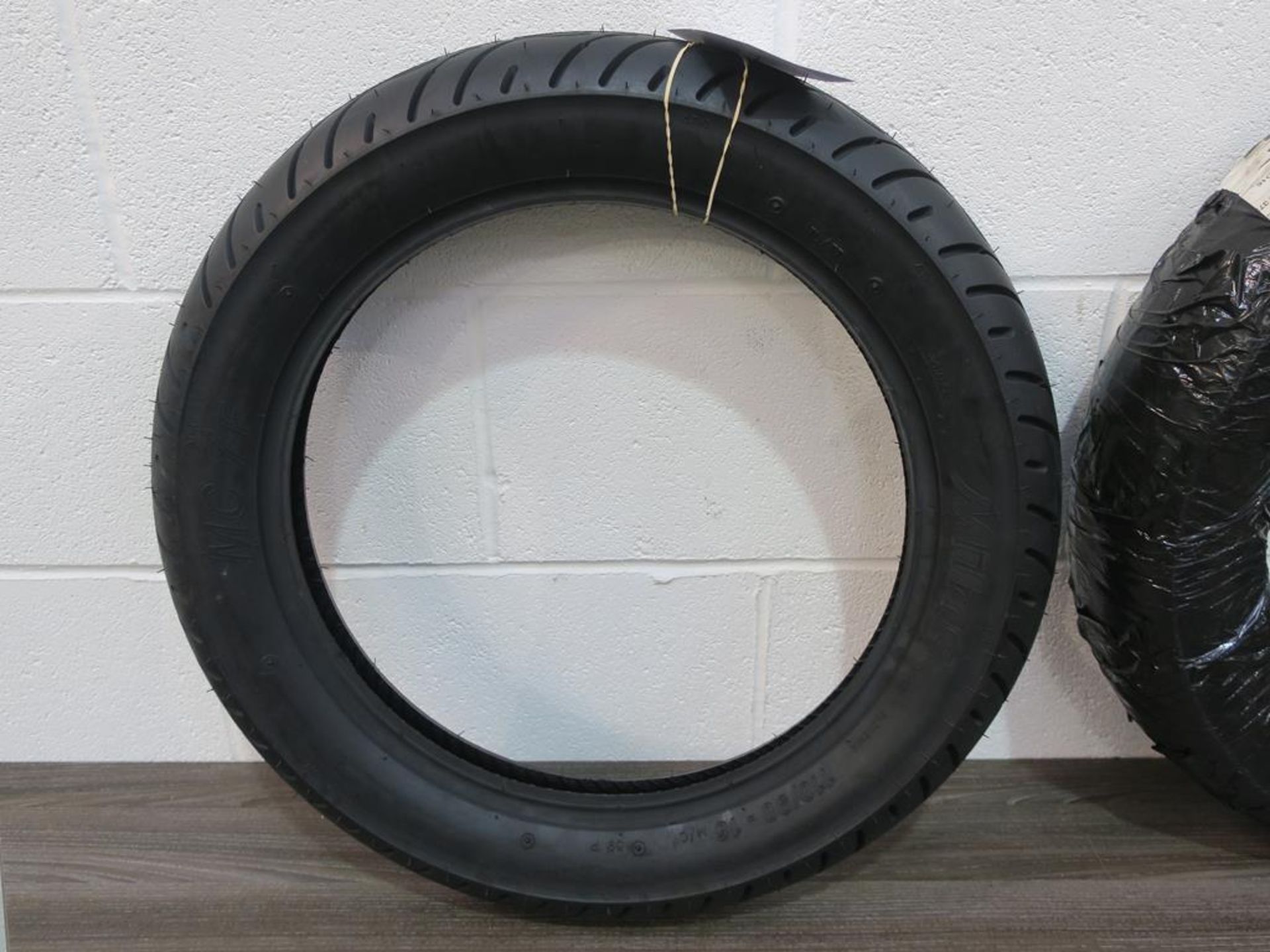 * A Mitas 130/90-15 66 RTL/TT MC7 Tyre together with a Mitas MC7F 110/90-16 Motorcycle 59P Tyre ( - Image 2 of 5
