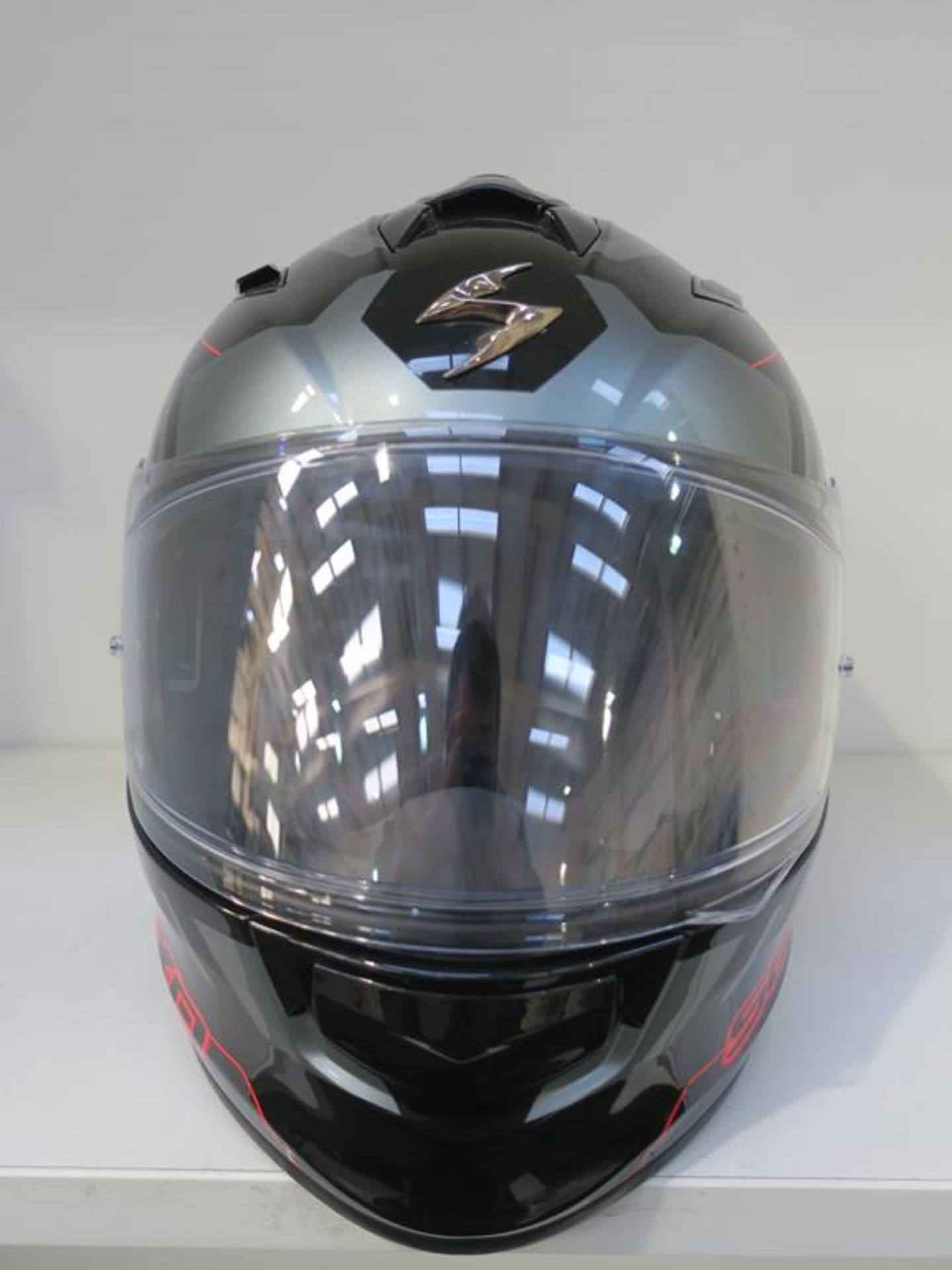 * A Scorpion EXO 510 Black/Red Medium Helmet ( RRP £189.99) - Image 2 of 4