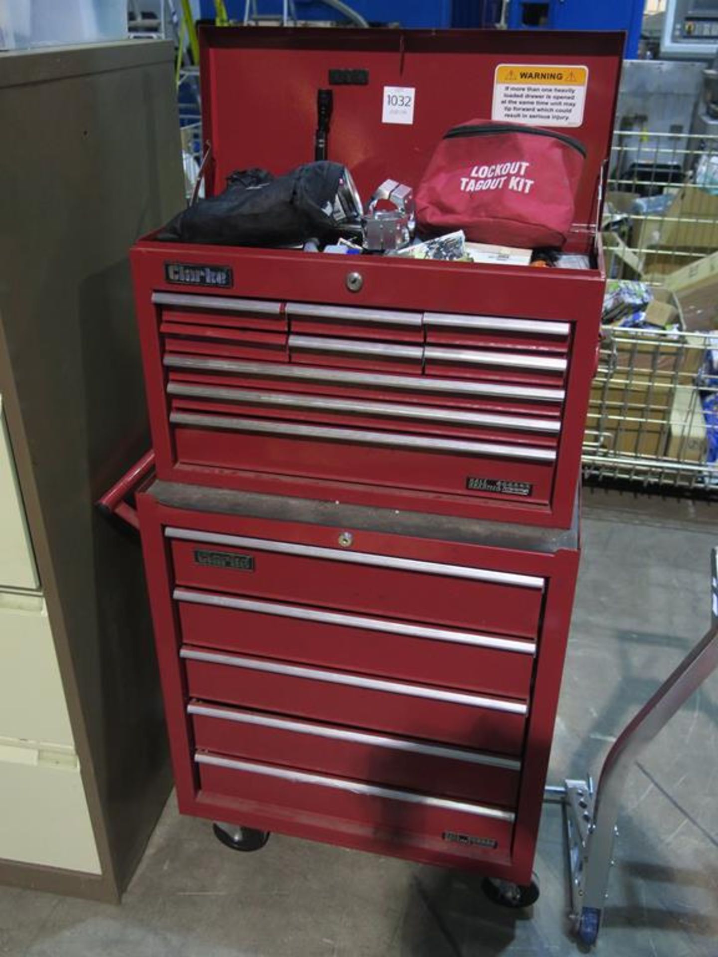 * Clark Top And Bottom Tool Boxes comes with Contents