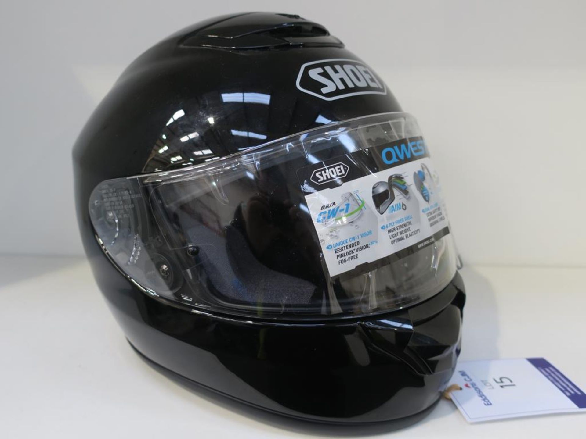 * A Shoei Qwest Black XL Helmet (RRP £269) - Image 3 of 4