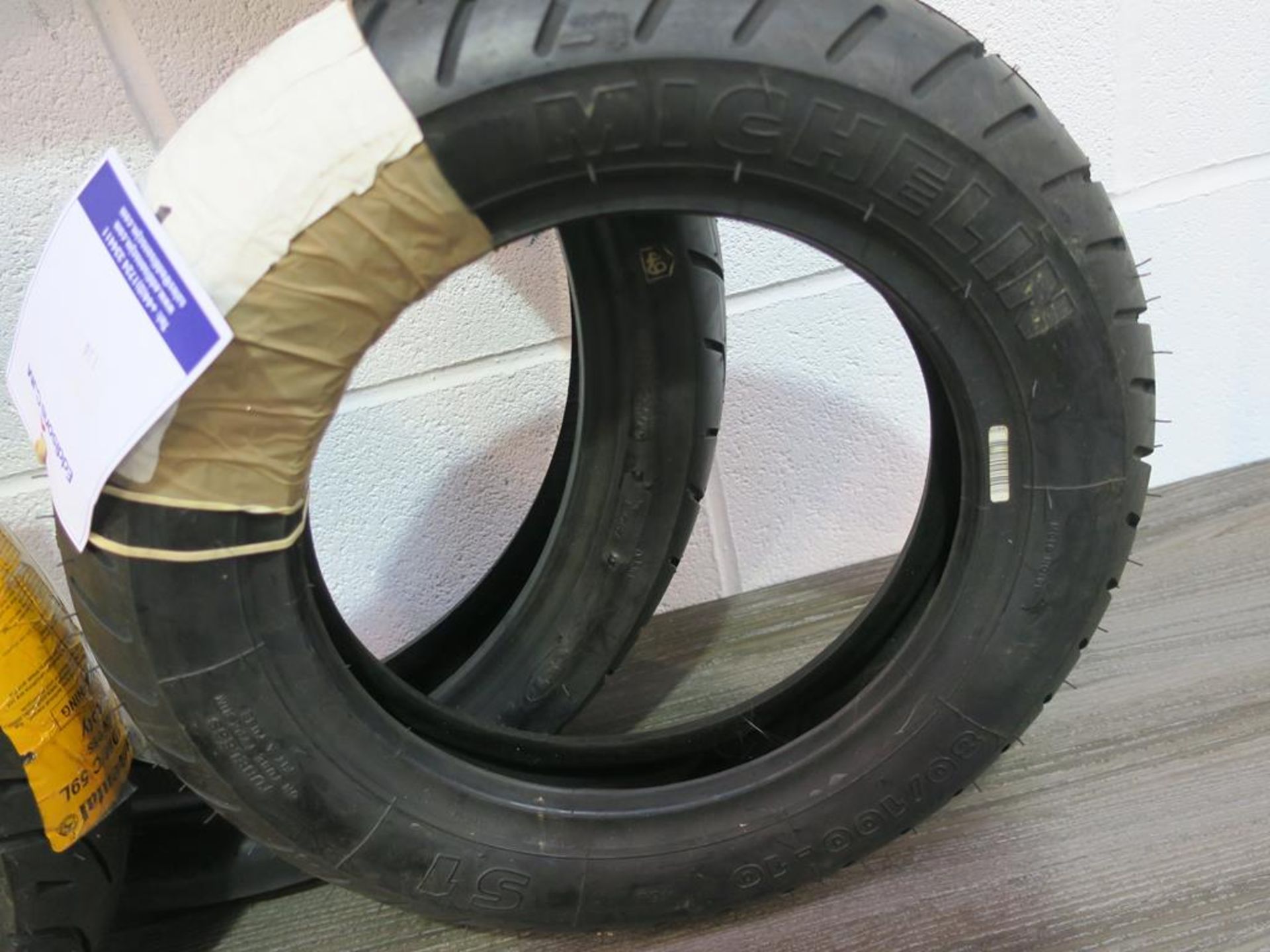 * A MAG Sport CST 100/80-17 Motorcycle 52H Tyre together with a Continental Scooty 3.50-10 - Image 2 of 7